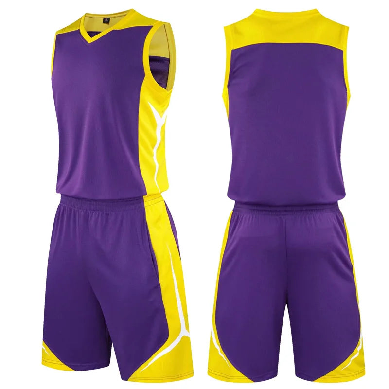 Sportswear Custom Men Women Basketball Jersey Set Club College Team Professional Basketball Training Uniforms Suit Plus Size