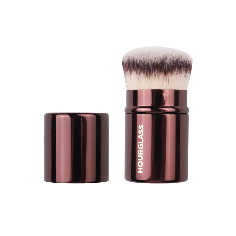 1pc HG Pro Foundation retra Makeup brushes Powder contour Blusher Make up brush metal handle Highlight Bronzer high end No box