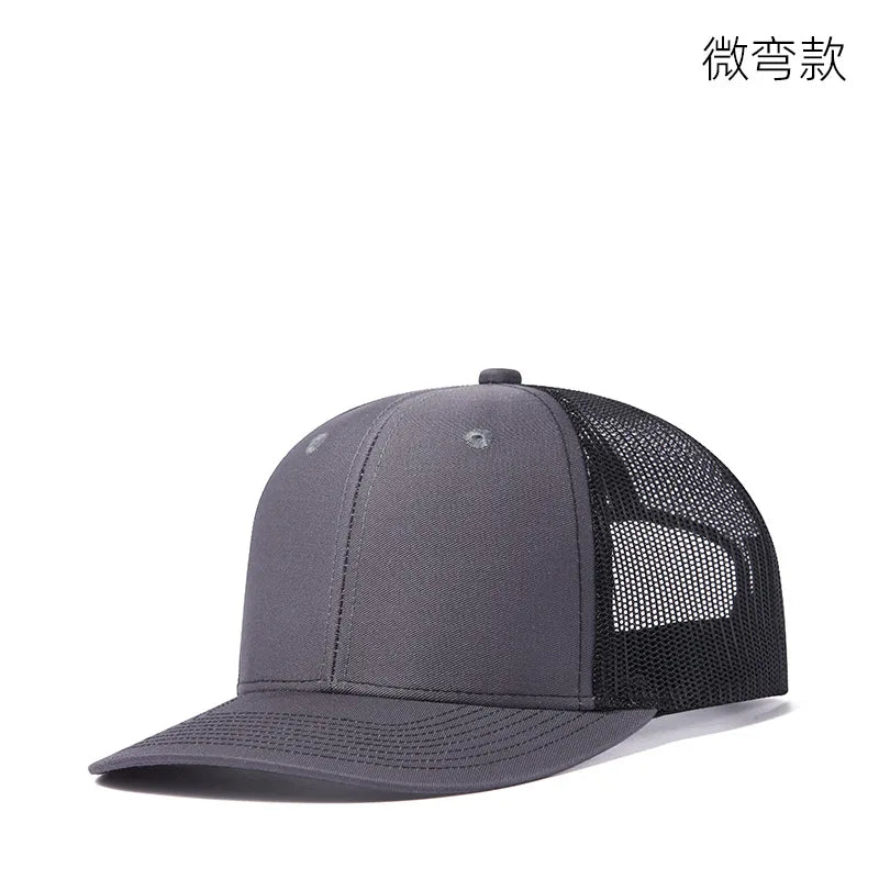 High Quality Mesh Baseball Cap Summer Outdoor Simple Classic Breathable Sunshade Net Hat Sport Fishing Climbing Driver Hat Male