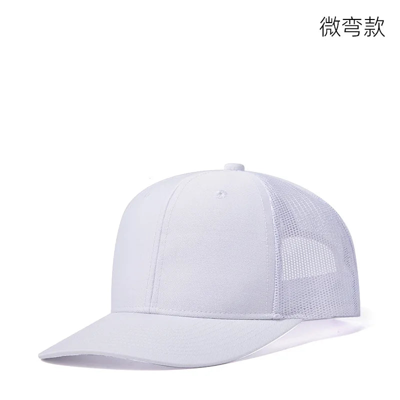 High Quality Mesh Baseball Cap Summer Outdoor Simple Classic Breathable Sunshade Net Hat Sport Fishing Climbing Driver Hat Male