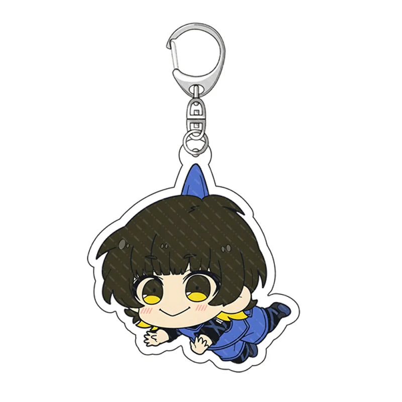 Manga Anime Blue Lock Acrylic Keychain Isagi Yoichi Bachira Chigiri Cartoon Cute Figures Key Chain Ornament Bag Charm Fans Gifts