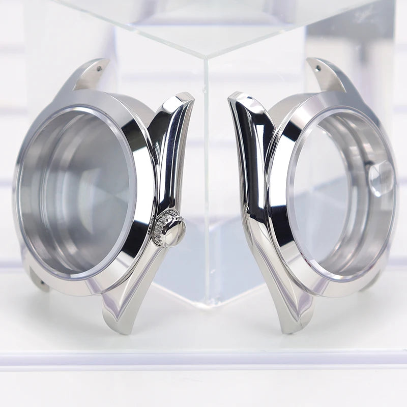 36mm/40mm Luxury Men's Watch Case 316L Stainless Steel For Seiko NH35 NH34 NH36 NH38 Miyota 8215 Movement 28.5mm Dial Air‑King