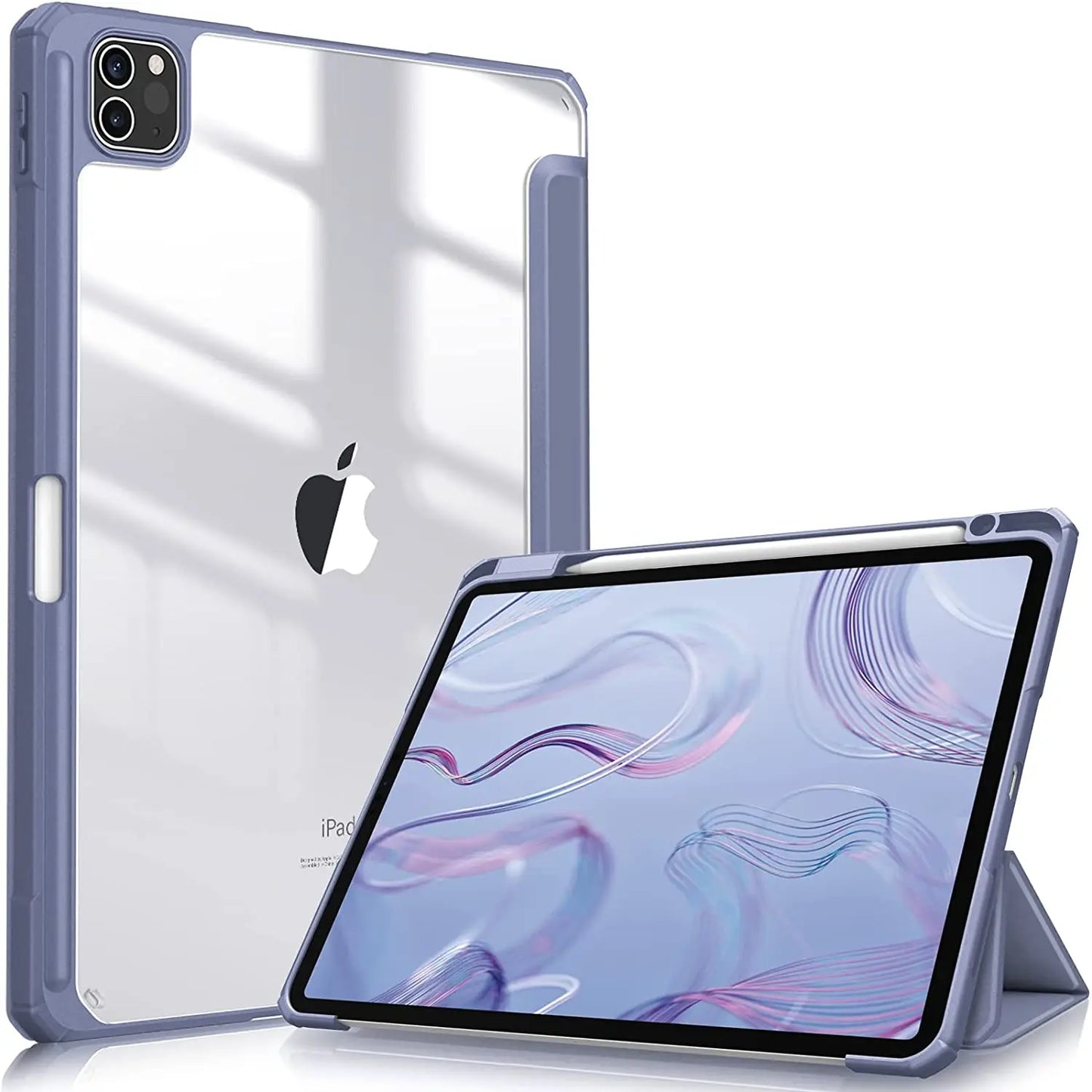 For iPad Case 10.2 9th 8th 7th 10 10th Generation Pro 11 13 2024 12.9 2022 Cover Pencil Holder Funda For iPad Air 5 4 10.9 Cases