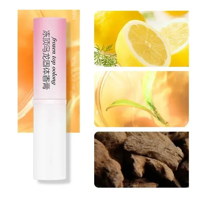 1/4Pcs Portable Solid Perfume Fragrances Solid Stick Perfumes Parfum Long Lasting Perfume for Women Cologne Fragrance Flower Men