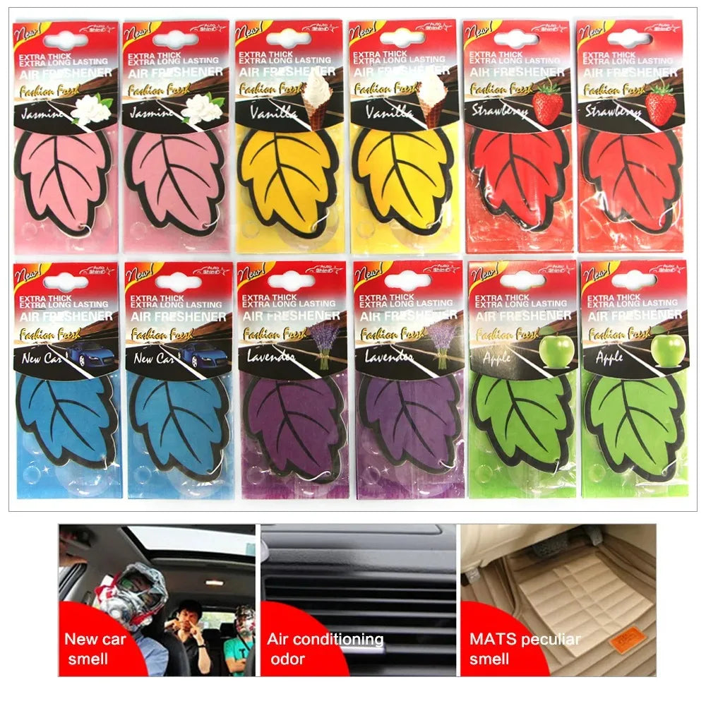 1/6/12/18/24PCS Car air freshener smell car perfume for car interior accessories air freshener customization