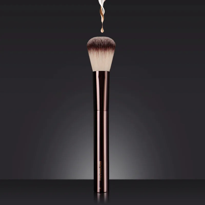 1pc HG Pro Foundation retra Makeup brushes Powder contour Blusher Make up brush metal handle Highlight Bronzer high end No box