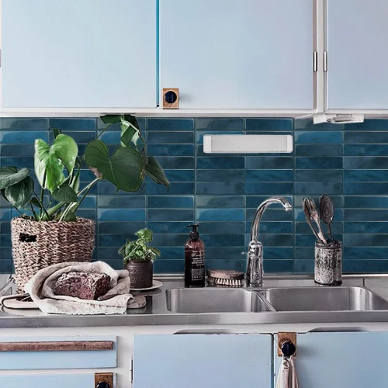 Kitchen 3D Wall Sticker Tile Room Decor Backsplashes Stickers Self-Adhesive Wall Panel Waterproof Bathroom Accessories Wallpaper