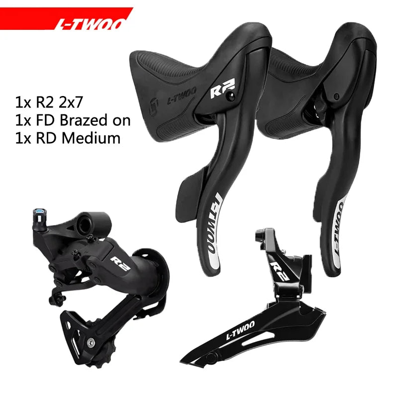 LTWOO R2 2x7 bicycle transmission SMN A070 2X7 front and rear transmission Road bike gear lever 2x7 speed brake gear lever