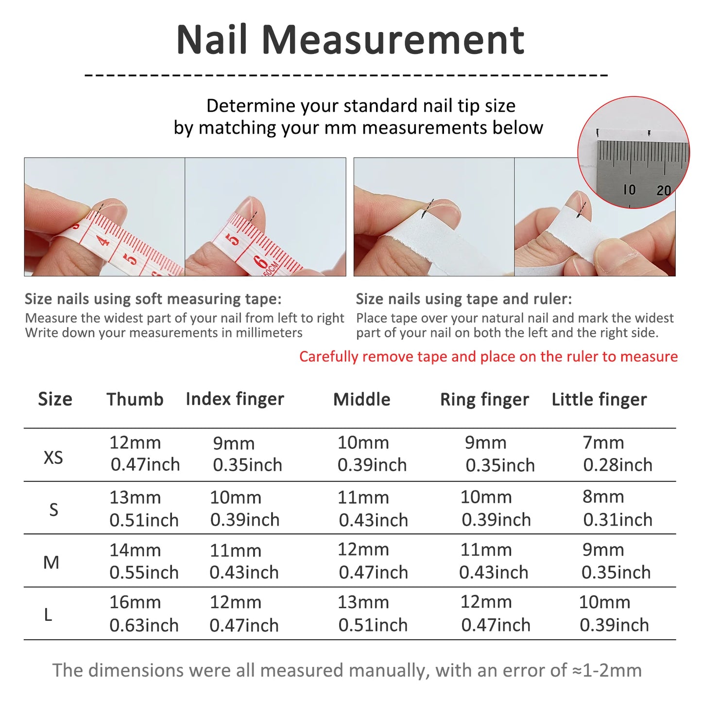 10Pcs Red French Glitter Silver Edge Medium Square Fake Nails Simple Classic Wearable Handmade Press on Nails Full Over Nail Tip