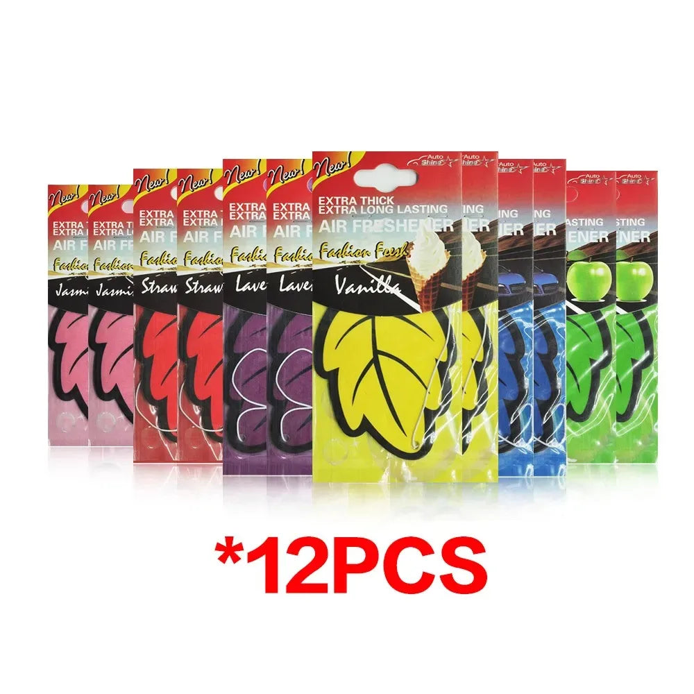 1/6/12/18/24PCS Car air freshener smell car perfume for car interior accessories air freshener customization