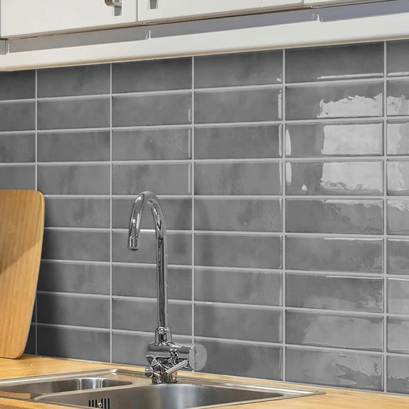 Kitchen 3D Wall Sticker Tile Room Decor Backsplashes Stickers Self-Adhesive Wall Panel Waterproof Bathroom Accessories Wallpaper